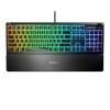 ban-phim-steelseries-apex-3-rgb-water-resistant-whisper-quiet-switches-gaming-black - ảnh nhỏ  1