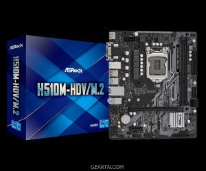 ASROCK H510M-HDV (Intel H510, Socket 1200, m-ATX, 2 khe Ram DDR4)